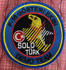 SOLO TURK Turkish Airforce PILOT F-16 SHOW TEAM uniform Patches badge DEMO TEAM picture