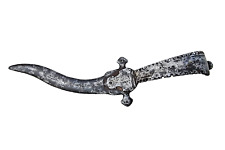 Original Antique Iron Rare Unique Shape Bichua Bichuwa Dagger Knife Collectible picture