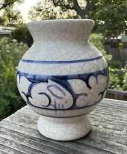Vtg Dedham Pottery (The Potting Shed) Crackleware Rabbit 3.5” Hand Painted picture