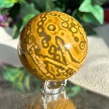 545g High Quality RARE Polished Ocean Jasper CRYSTAL SPHERE Healing Stone Decor picture