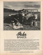 1978 Iida Banjos - Vintage Musical Instrument Ad picture