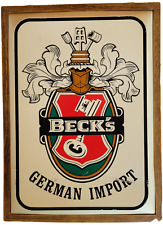 Price Brothers 1982 Beck's German Import Beer Lighted Sign picture