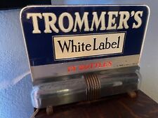 Rare 1940's Vintage Lighted Trommer's Beer Countertop Sign Price Brothers Nice picture