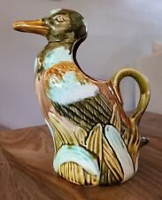 FRIE ONNAING French Mojalica Duck Pitcher Jug # 712 Antique  picture