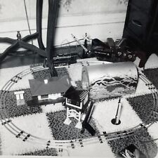 TB Photograph 1952 Kids Small Train Set Close Up  picture