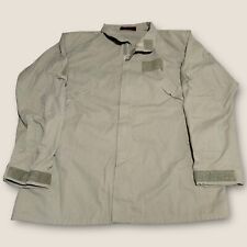 DRIFIRE FR Flight Suit Shirt Top Sz XXL - R Tan Tactical Pockets Made In USA picture