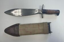 WWI US Bolo Knife w/ Scabbard. Model 1917 CT Plumb ST Louis 1918 picture
