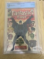 Fantastic Four 46 7.5  🔑 Marvel Comic, First Appearance Black Bolt White Pages picture