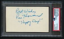 Ron Howard signed autograph Vintage 3x5 The Andy Griffith Show / Happy Days PSA picture