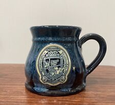 Vtg  Deneen Pottery Mug Michigan Renaissance Festival 1995 16th Annual Blue Drip picture