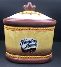 Famous Amos Cookies Hand Painted Cookie Jar By Sherwood 2006 Size 11 x 9 inches picture