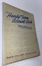 Vintage 1950s John Deere Handy Farm Account Book Ledger Equipment Moline IL picture