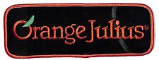 Orange Julius Drink Embroidered Soda Patch c1970's VGC Scarce picture