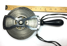 Antique Measureing Spool DIETZGEN Survey Tape Measure 100ft  Industrial Salvage picture