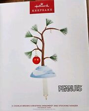HALLMARK KEEPSAKE Peanuts A Charlie Brown Christmas Ornament & Stocking Hanger picture