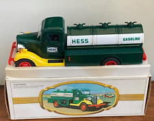 VINTAGE 1980 THE FIRST HESS TRUCK GASOLINE TRUCK WITH THE ORIGINAL BOX HESS TOYS picture