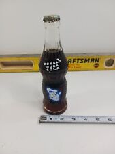 Vintage Donald Duck Cola Bottle, Full, Rare, Very Hard To Find picture