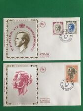 Vintage rare postage stamps envelopes original Monaco special wear. picture