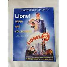Greenberg's Guide to Lionel Paper and Collectables Robert Osterhoff Paperback picture