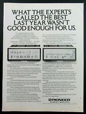 1977 PIONEER TX 9500II Tuner & TX9500II Amplifier Stereo Equipment Magazine Ad picture