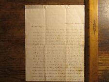Antique Ephemera 1852 Letter Strongsville OH Local Names News picture