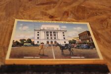 Postcard-A-Post Office/Court House, Texarkana, Texas-Linen-Posted picture