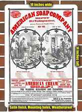 Metal Sign - 1851 American Soap Company- 10x14 inches picture
