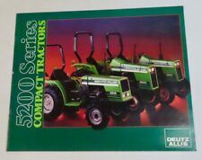 DEUTZ ALLIS 5200 Series Compact Tractors 1987 Brochure  picture