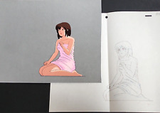 Orig Japanese Anime Cel + Genga LADY IN PINK DRESS #386 ~ RAY ROHR Art picture