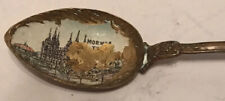 Vintage Mormon Souvenir Spoon Salt Lake City Utah Temple Copper picture