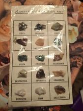 vintage rock mineral collection picture