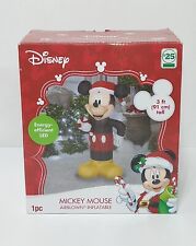 Disney Mickey Mouse Christmas Gift 3ft Airblown Inflatable LED Lights Up Gemmy picture