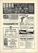 1953 PAPER AD Futuristic Products Toy Strato-Gun Automatic Cap Gun Natural Doll picture