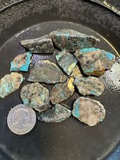 Old Bell  Morenci Turquoise Scrap. 68g slabs🔥LOADED WITH PYRITE🔥 picture
