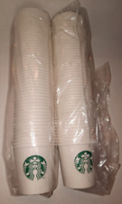 Lot of 1000 Starbucks Paper Coffee Cups Espresso 4oz Sample Size Cups New Sealed picture
