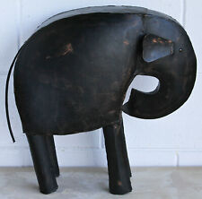 Elephant Art Metal Sculpture Exquisitely Handcrafted in India for Interlude Home picture