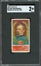 1890 N377 ELLIS & Co. Card GENERALS of the Civil War IRVIN MCDOWELL (SGC 2 GD) picture