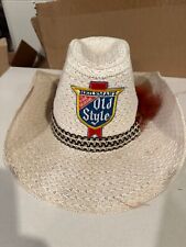 Old Style Beer Cowboy Hat size guess 7 1/4 picture