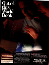 1983 World Book Encyclopedia Out Of This World Vintage Print Ad Ephemera Full Pg picture