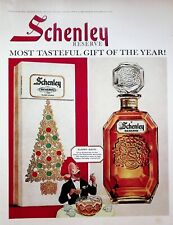 1962 Schenley Whiskey Christmas Sunny Chicken Hallmark Decanter - Vintage Ad picture