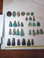 🔥 MIX LOT TURQUOISE VARISCITE SONORA DESERT CABOCHONS 30 PIECES CAB JEWELRY  picture