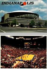 2~4X6 Postcards INDIANAPOLIS, Indiana MARKET SQUARE ARENA~PACERS BASKETBALL GAME picture