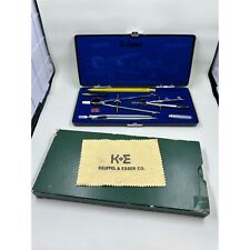 Vintage Drafting Tools K&E Keuffel and Esser Germany Jupiter Drawing Set 55 0309 picture