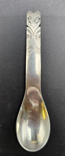 Vintage Tlingit Amos Wallace Sterling Silver Raven Spoon picture