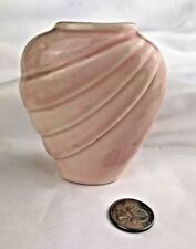 Miniature Vintage Vase Art Deco 80's Modernist Mauve Pink Ceramic Designer picture