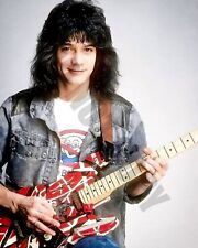 1980s EDDIE VAN HALEN No Bozo T-Shirt Guitar Promo 8x10 Photo picture