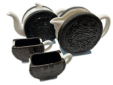 The  Nabisco Classics Collection Oreo Cookie Set of 4.  Pitcher, Mug and Jug picture