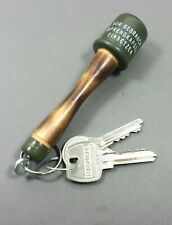 Key Chain German Army Wooden Hand Grenade M24 Potato Masher WW2 WWII Pendant picture