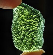 MOLDAVITE Tektite Genuine Crystal Synergy 12 Certified Authentic WATCH VIDEO picture