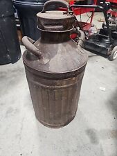 VINTAGE ELLISCO 10 GALLON CITIES SERVICE OIL,GAS CAN With Lid SEE PICS READ picture